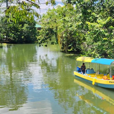 Rio La Colocha dentro del Hotel